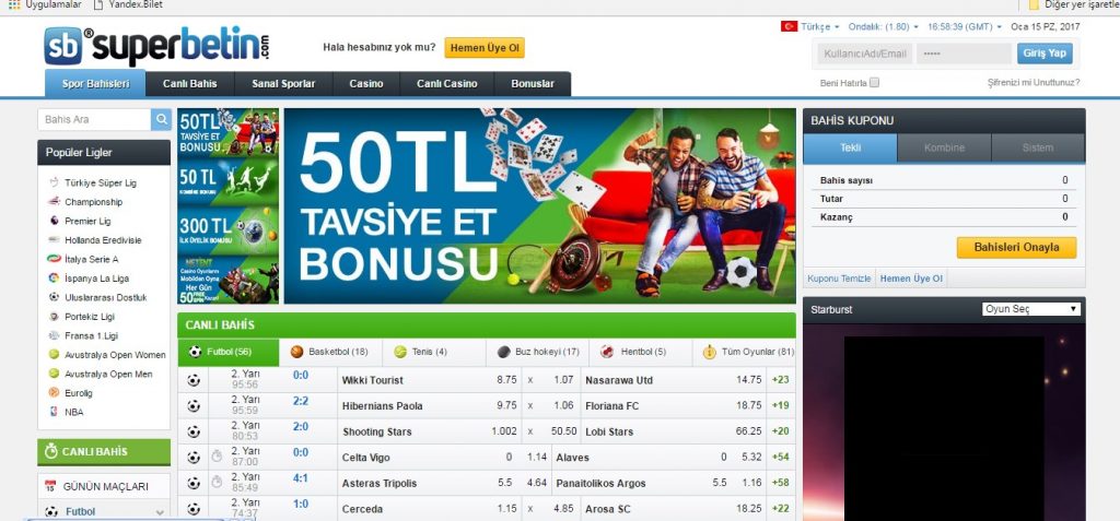 SUPERBETIN MOBIL