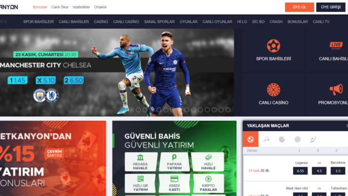 Betkanyon Canli Bahis