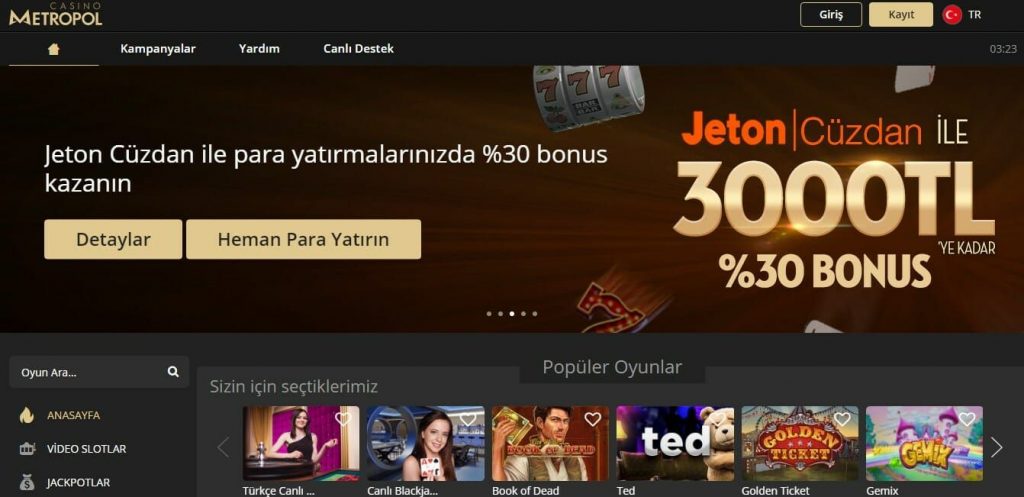 Casinometropol Giriş