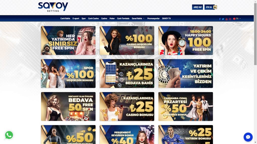 Savoybetting Kayit